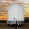 Small White Enclosed Trailer - Image 12