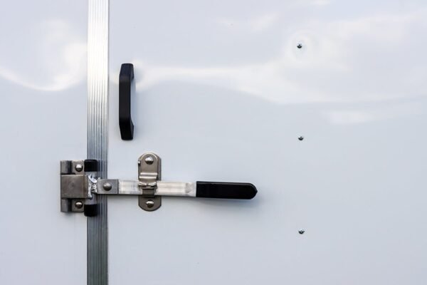 Big White Enclosed Trailer - Image 14