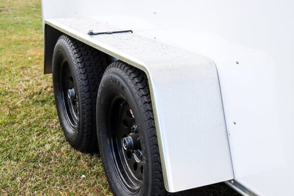 Big White Enclosed Trailer - Image 17