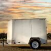 Small White Enclosed Trailer - Image 3