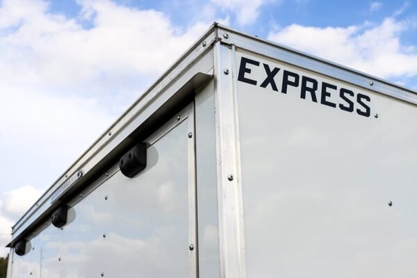 Big White Enclosed Trailer - Image 29