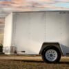 Small White Enclosed Trailer - Image 4