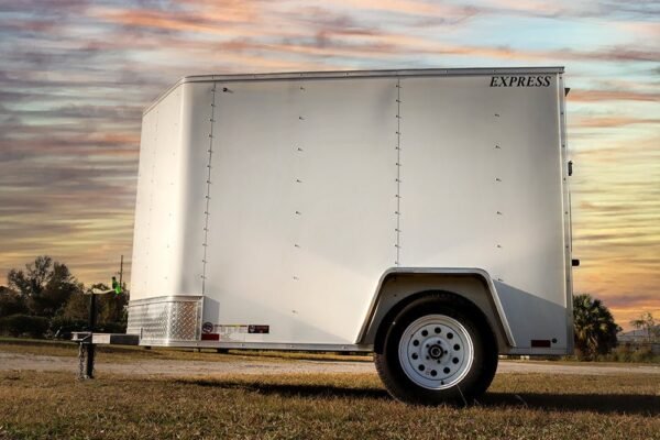 Small White Enclosed Trailer - Image 4