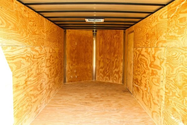 Big White Enclosed Trailer - Image 31