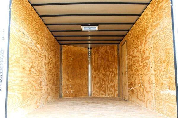 Big White Enclosed Trailer - Image 33