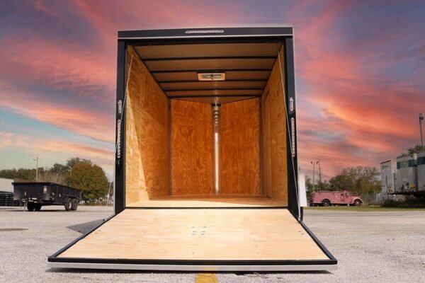 Small Black Enclosed Trailer - Image 33