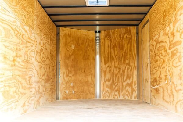 Big White Enclosed Trailer - Image 34