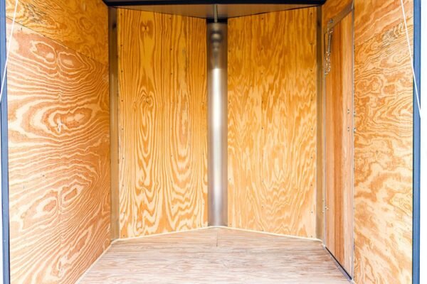 Small White Enclosed Trailer - Image 36