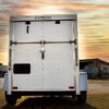 Small White Enclosed Trailer - Image 7