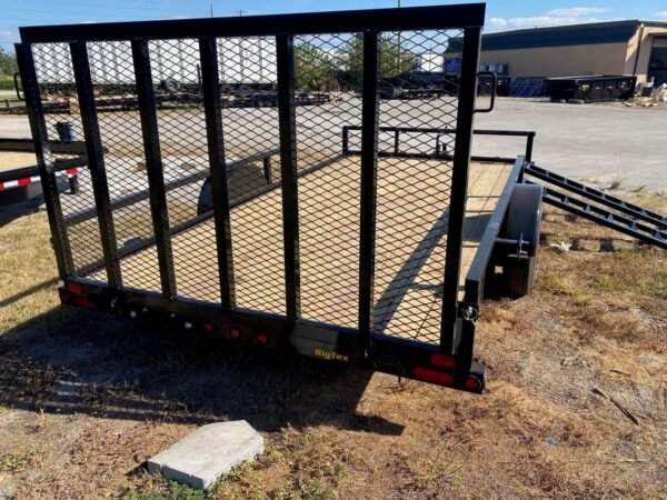 Big Tex 35SA-14BKRSX Single Axle ATV Trailer  83"x14'  Black - Image 3