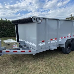 U-DUMP Low Profile Dump Trailer | 83"X14'X48" | Telescopic | 831414T-48-LP