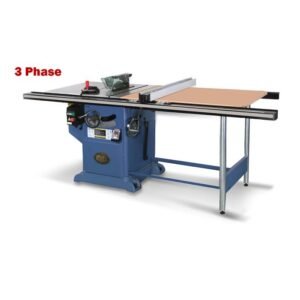 Oliver Machinery 12” 3 Phase 7.5 HP Professional Heavy-Duty Table Saw with 52” Rails with side table