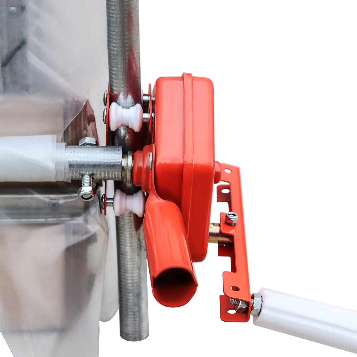 10’ x 40’ Lean-To Greenhouse Grow Tent w/6 Mil Clear EVA Plastic Film, Cold Frame, Hand Crank Roll-Up Side, 6-½’ Sidewall, TMG-GHL1040 - Image 13