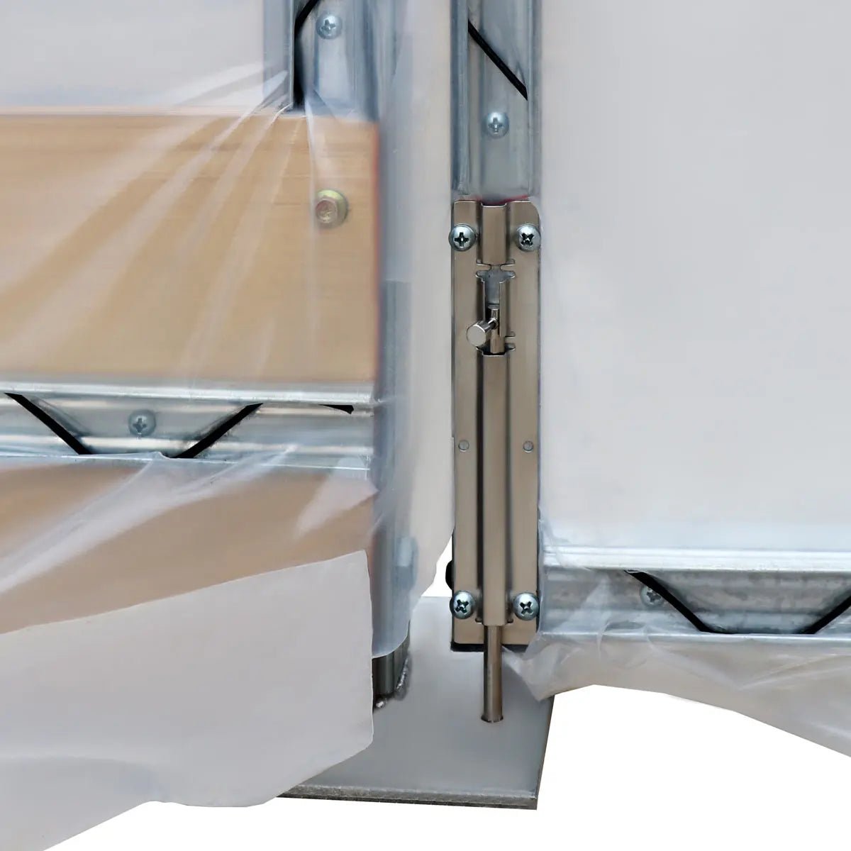 10’ x 40’ Lean-To Greenhouse Grow Tent w/6 Mil Clear EVA Plastic Film, Cold Frame, Hand Crank Roll-Up Side, 6-½’ Sidewall, TMG-GHL1040 - Image 14