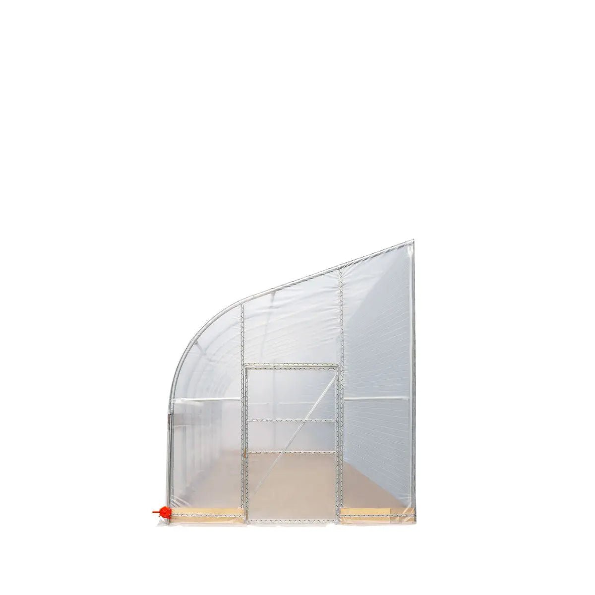 10’ x 40’ Lean-To Greenhouse Grow Tent w/6 Mil Clear EVA Plastic Film, Cold Frame, Hand Crank Roll-Up Side, 6-½’ Sidewall, TMG-GHL1040 - Image 4