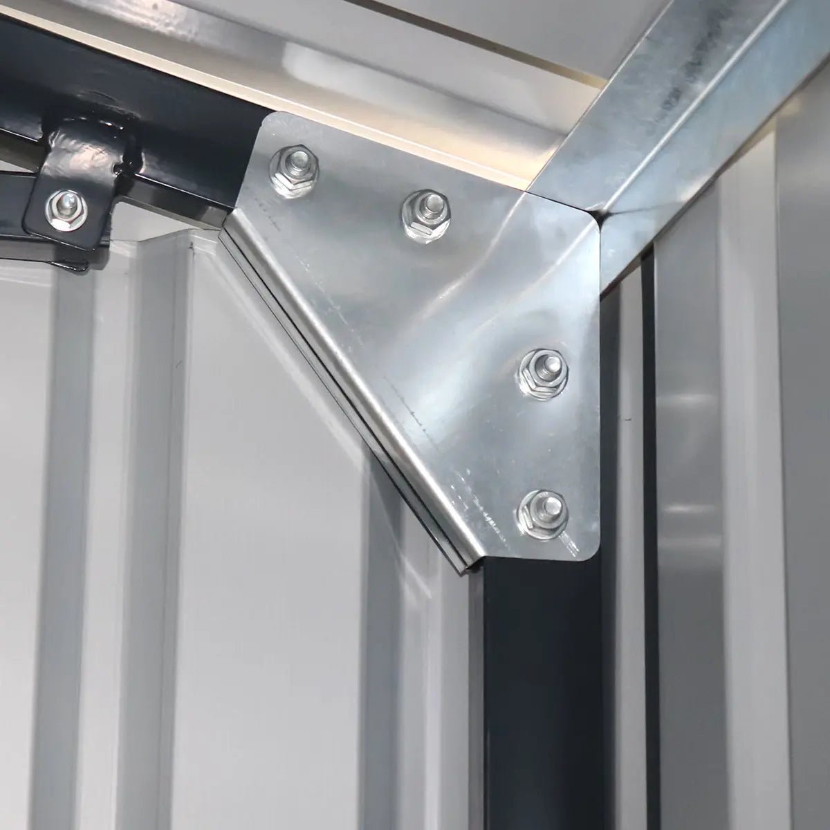 Pro Series 10' x 20' Metal Garage Shed with Double Front Doors and Side Entry Door, 8' Peak Height TMG-MS1020B - Image 19