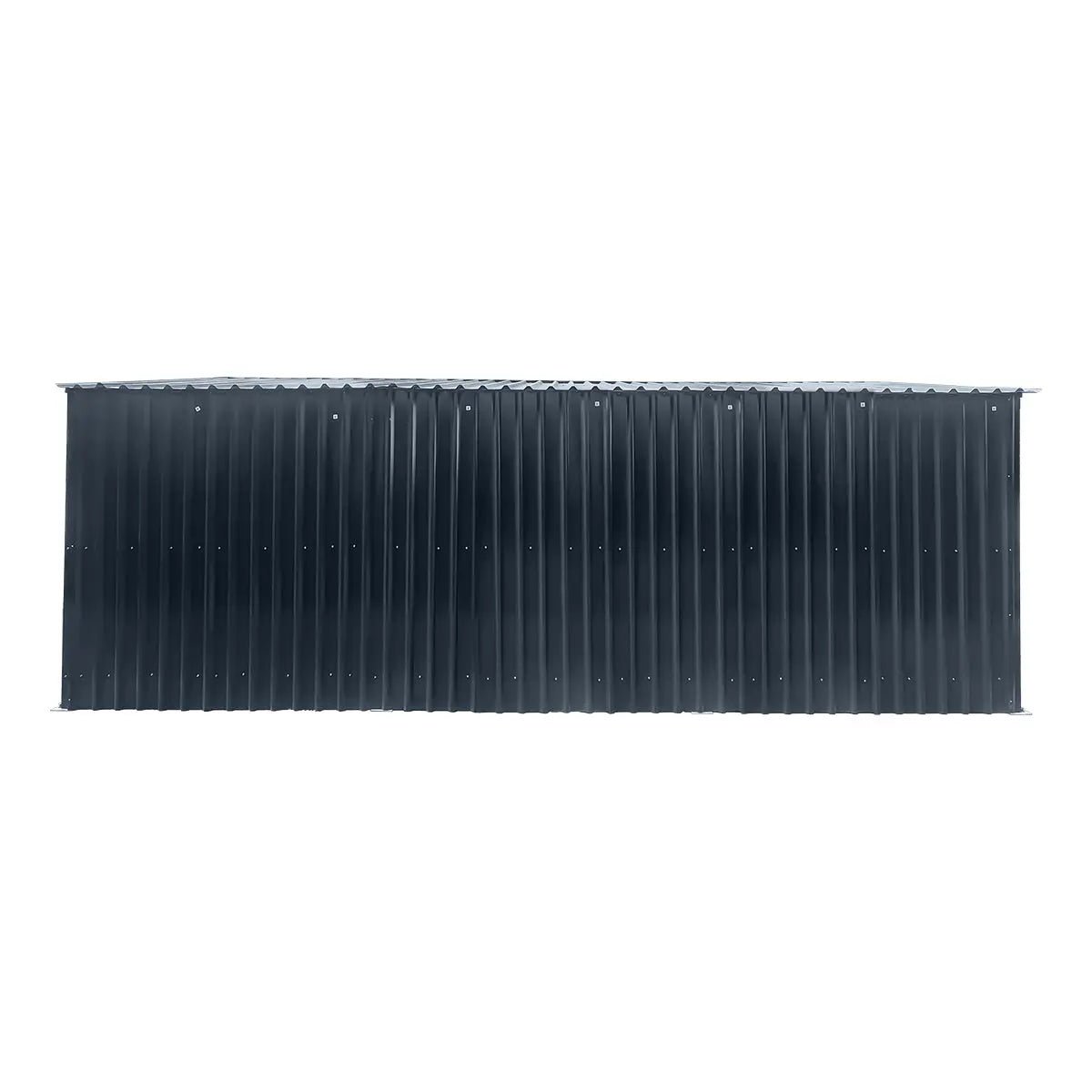 Pro Series 10' x 20' Metal Garage Shed with Double Front Doors and Side Entry Door, 8' Peak Height TMG-MS1020B - Image 9