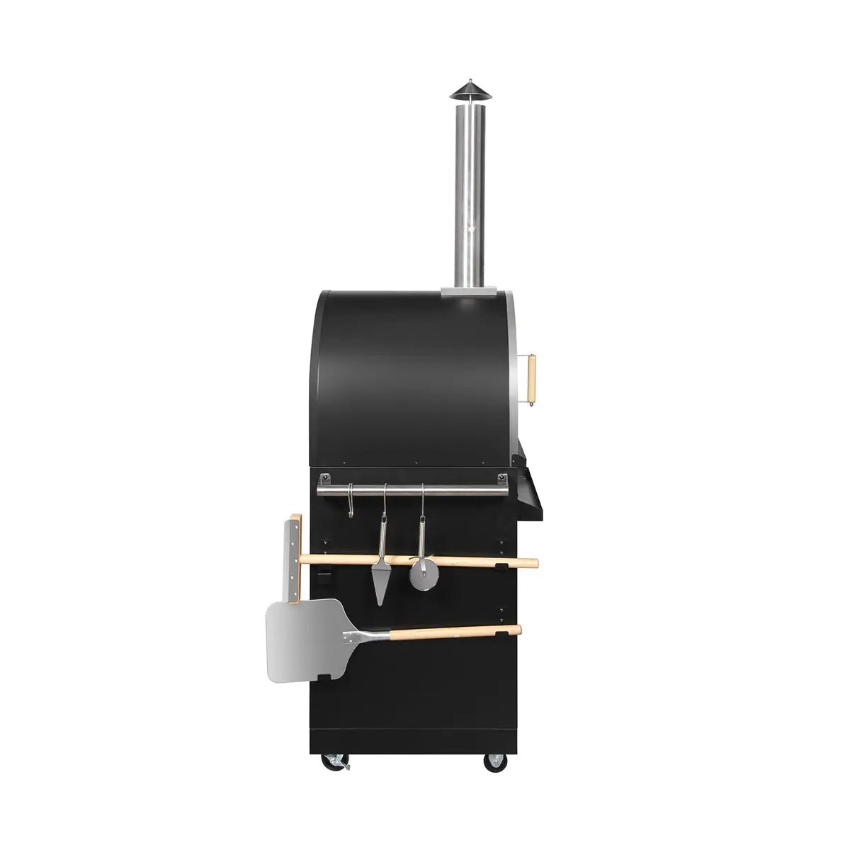 11’ 4-Burner Outdoor Kitchen Island (Black), 48000 BTUs, Built-In Pizza Oven, ¾" Cordierite Pizza Stone, CSA Certified, TMG-LKS11B - Image 5