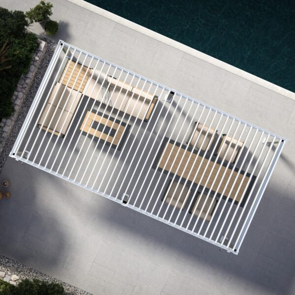 MIRADOR 111DA 10'x20' WHITE PERGOLA - Image 5