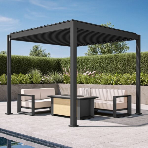 MIRADOR 111SR 10'x10' WHITE PERGOLA - Image 3