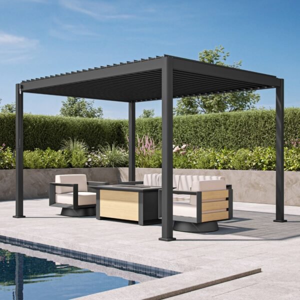 MIRADOR 111SR 10'x13' WHITE PERGOLA - Image 2
