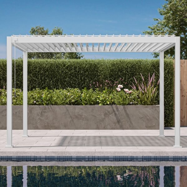 MIRADOR 111SR 10'x13' WHITE PERGOLA - Image 4