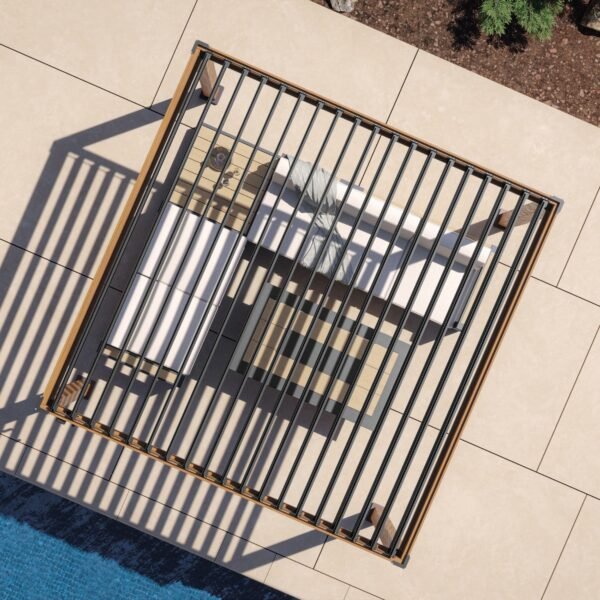 MIRADOR 111S 10'x10' CHERRY OAK PERGOLA - Image 4