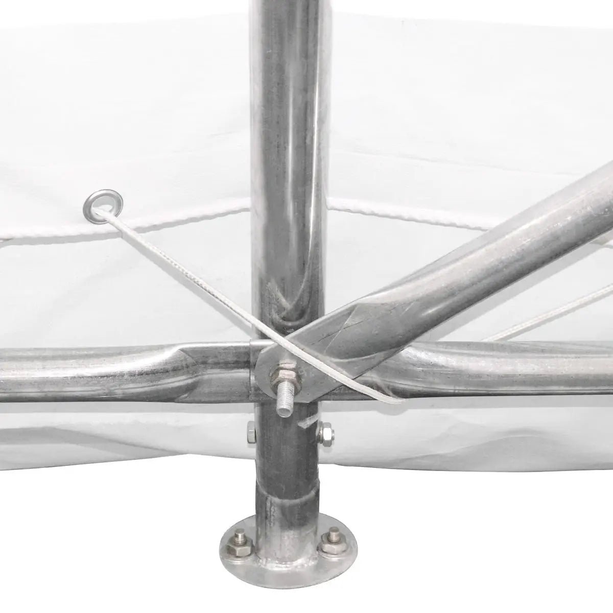 12’ x 20’ Car Shelter w/Rounded Roof & Heavy-Duty 11 OZ PE Fabric Cover, Galvanized Steel Frame, Fabric front roll-up door, TMG-ST1220R - Image 13