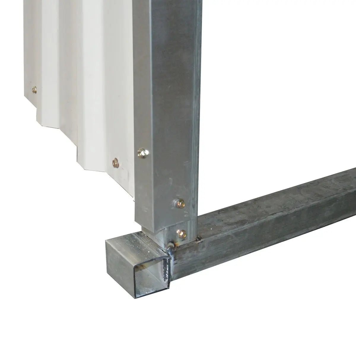 12’ x 20’ Galvanized Metal Livestock Shed, 240 Sq-Ft, 27 GA Corrugated Panels, Sliding Skid Mount, TMG-MS1220L - Image 7