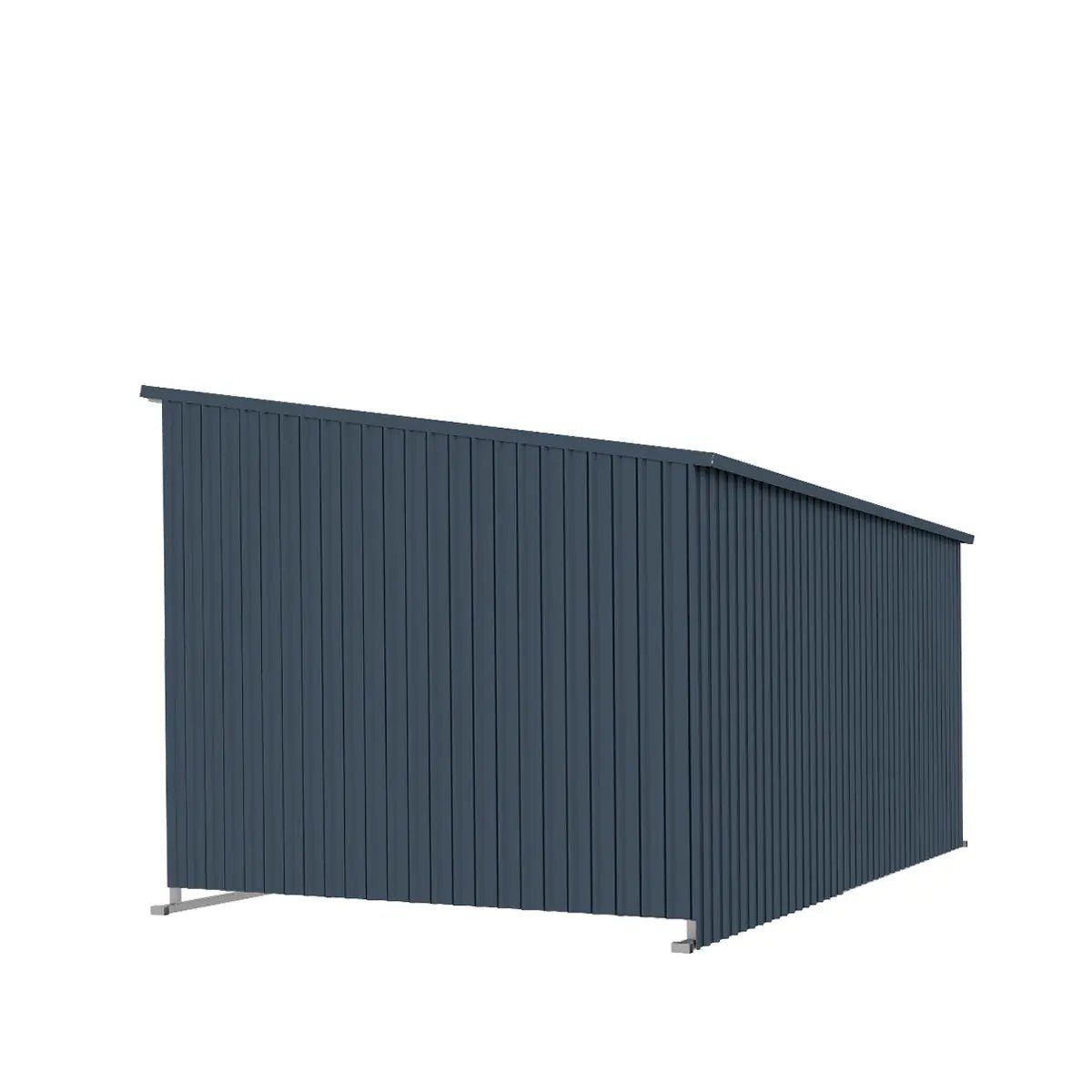12’ x 20’ Galvanized Metal Livestock Shed, 240 Sq-Ft, 27 GA Corrugated Panels, Sliding Skid Mount, TMG-MSL1220 - Image 6