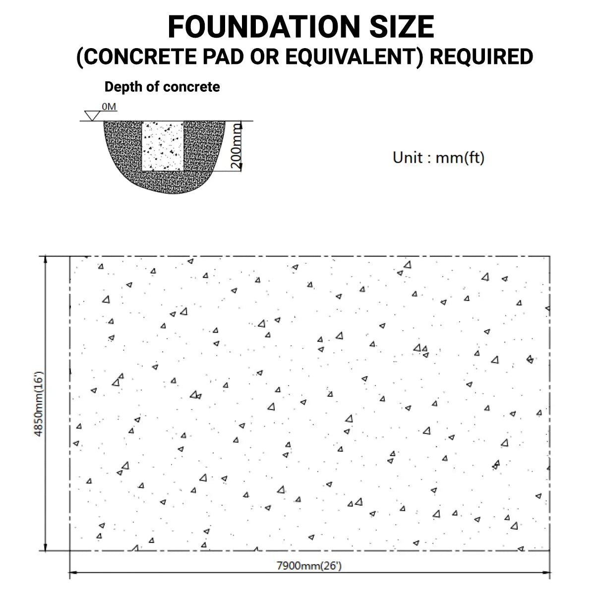15’ x 25’ RV/Motorhome Storage Shelter, 17 oz PVC Fabric Cover, Front Roll-Up Door, Enclosed Rear Wall, 3-Layer Galvanized Steel Frame, 10’ Straight Sidewalls, TMG-ST1525 - Image 4