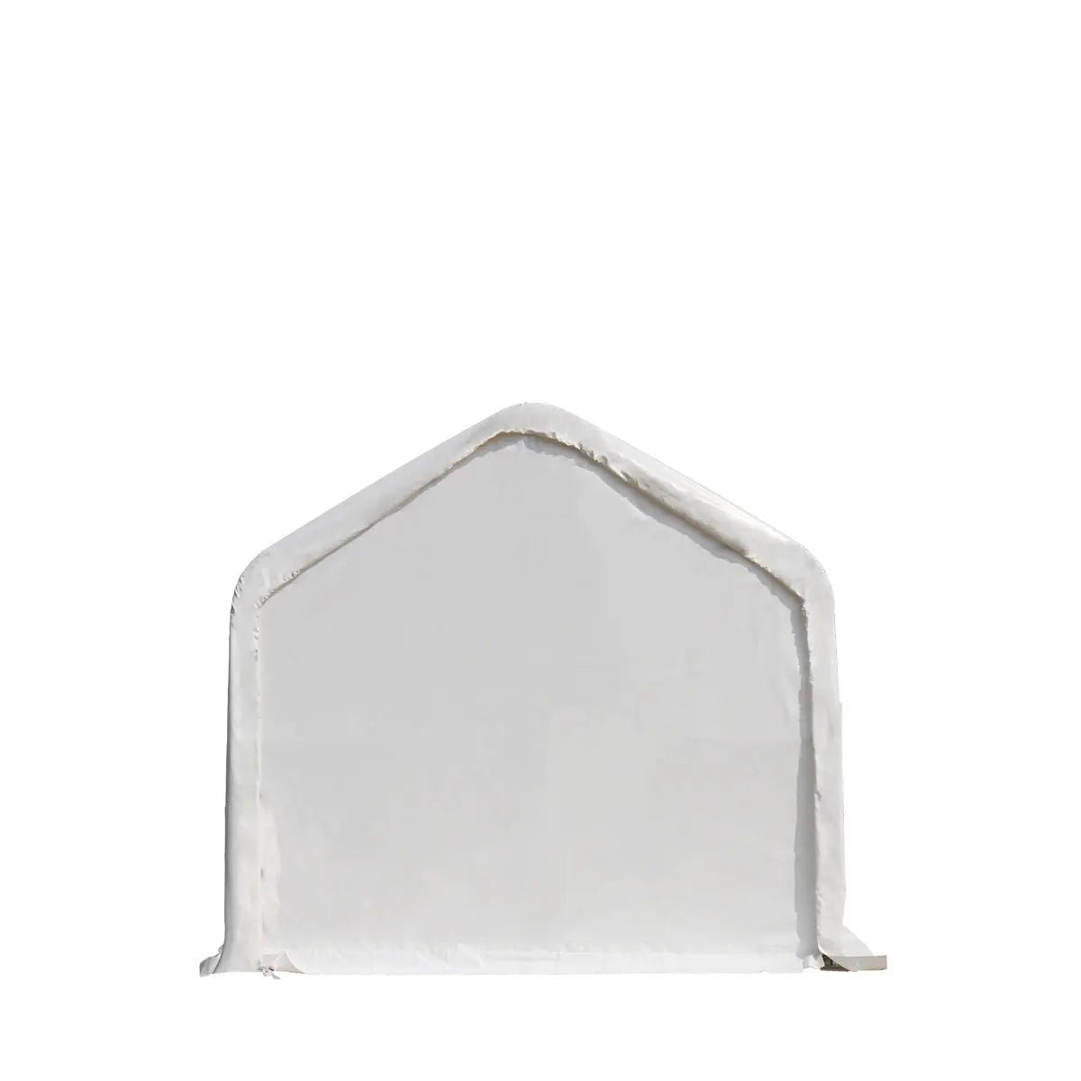 15’ x 25’ RV/Motorhome Storage Shelter, 17 oz PVC Fabric Cover, Front Roll-Up Door, Enclosed Rear Wall, 3-Layer Galvanized Steel Frame, 10’ Straight Sidewalls, TMG-ST1525 - Image 7