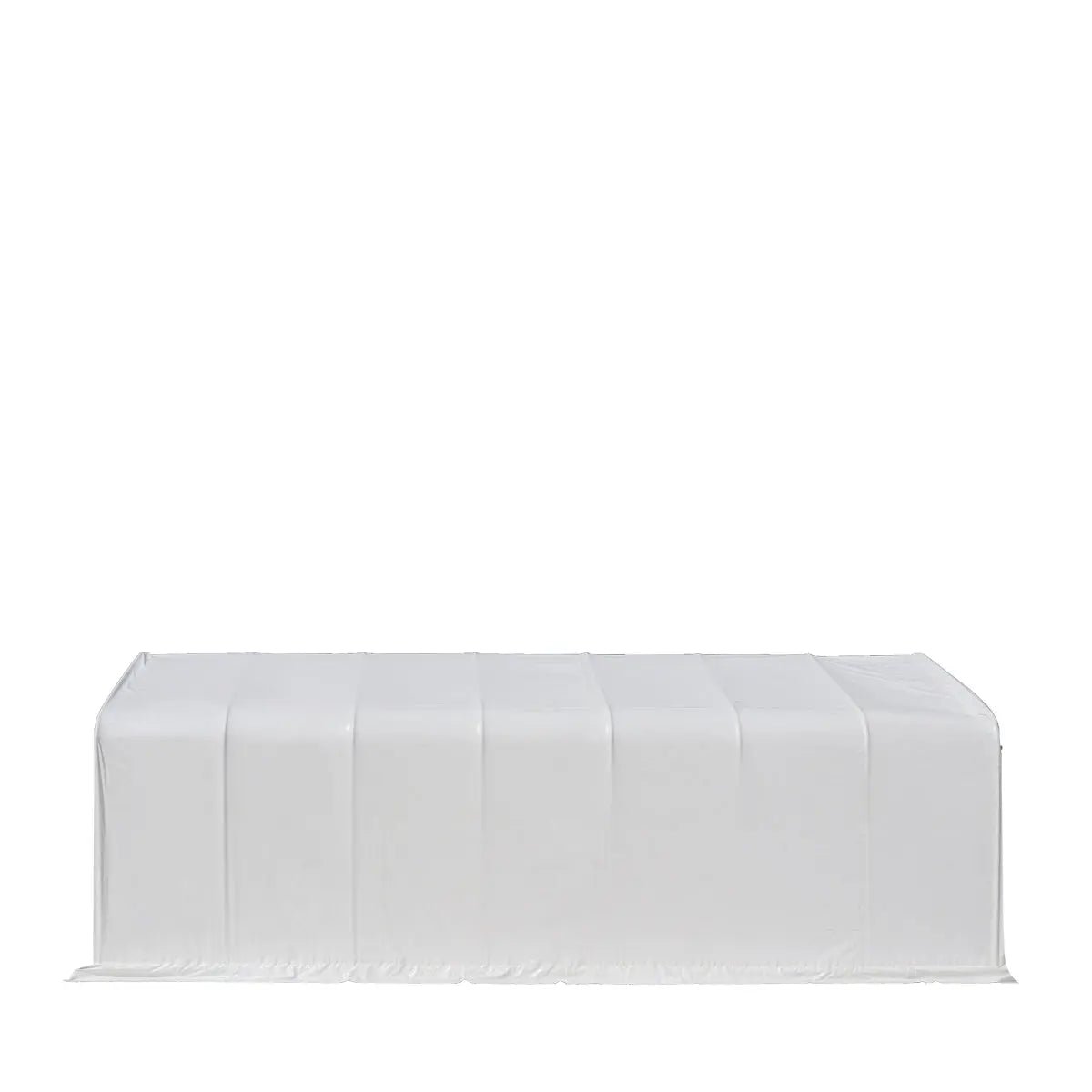 15’ x 35’ RV/Motorhome Storage Shelter, 17 oz PVC Fabric Cover, Front Roll-Up Door, Enclosed Rear Wall, 3-Layer Galvanized Steel Frame, 10’ Straight Sidewalls, TMG-ST1535 - Image 6