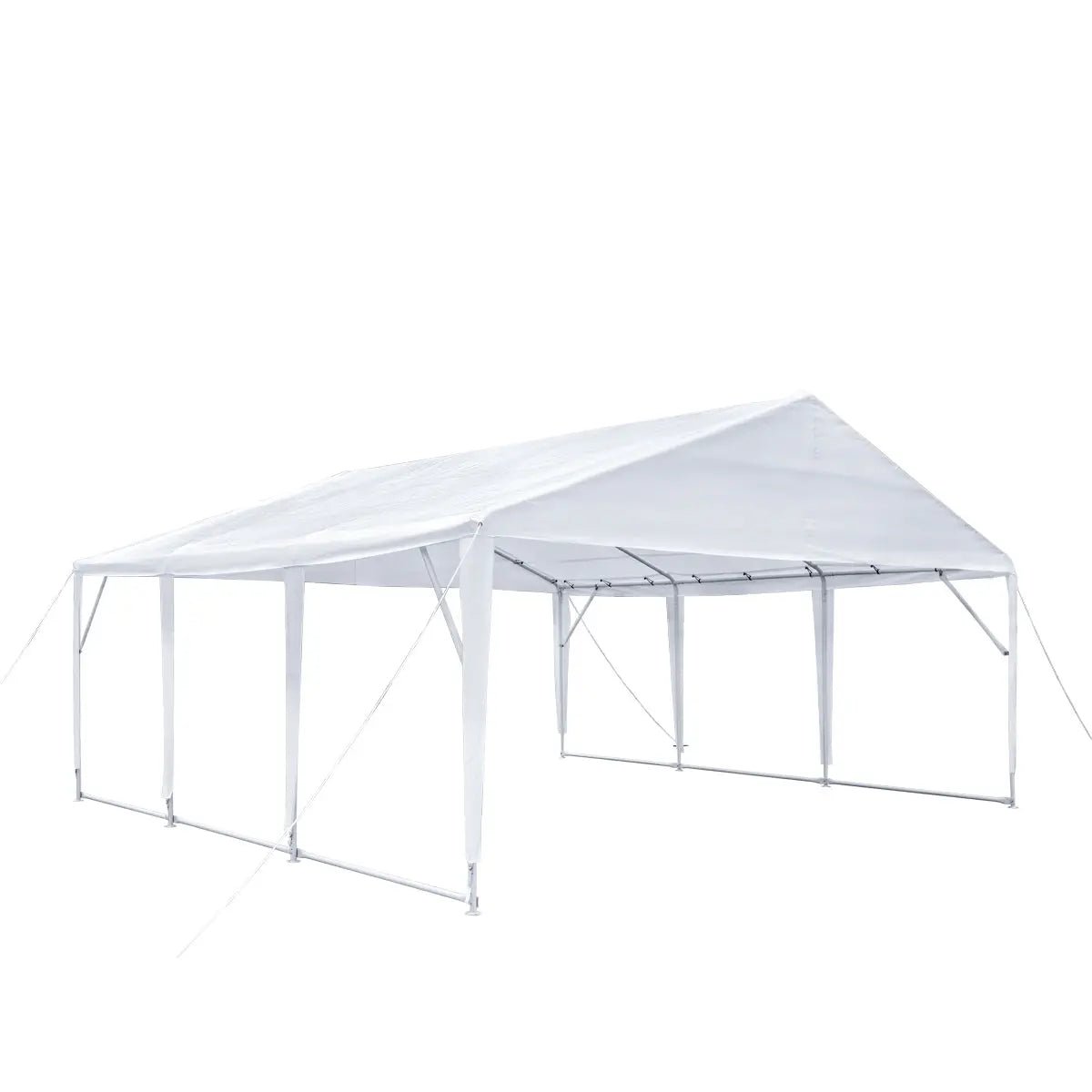 20’ x 20’ Heavy Duty Outdoor Party Tent, PE Tarpaulin Fabric, 6’6" Overhead, 10’ Peak Ceiling, TMG-PT2020A - Image 5