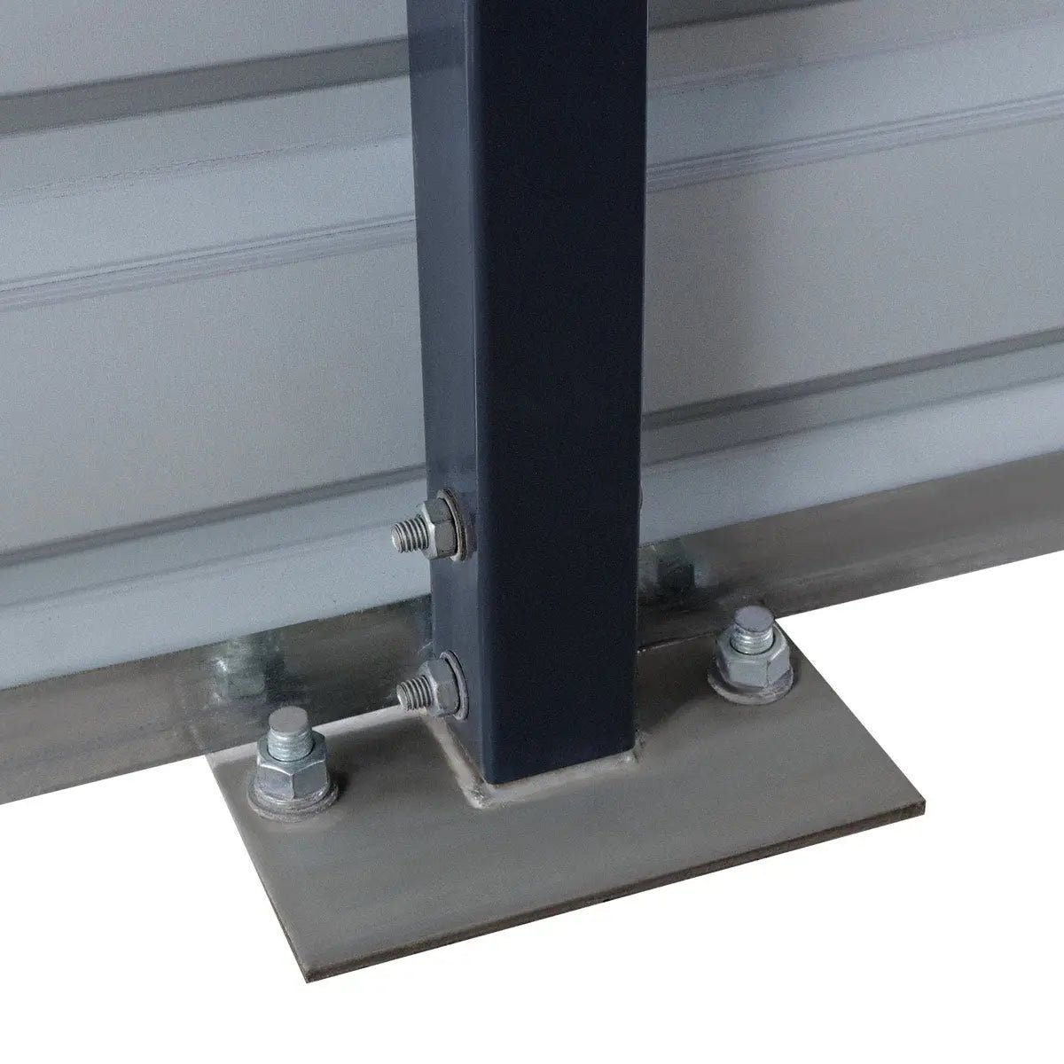 20’ x 20’ Metal Shed Carport, 10’ Enclosed Sidewalls, 400 Sq-Ft, 27 GA Corrugated Panels, TMG-MSC2020F - Image 12