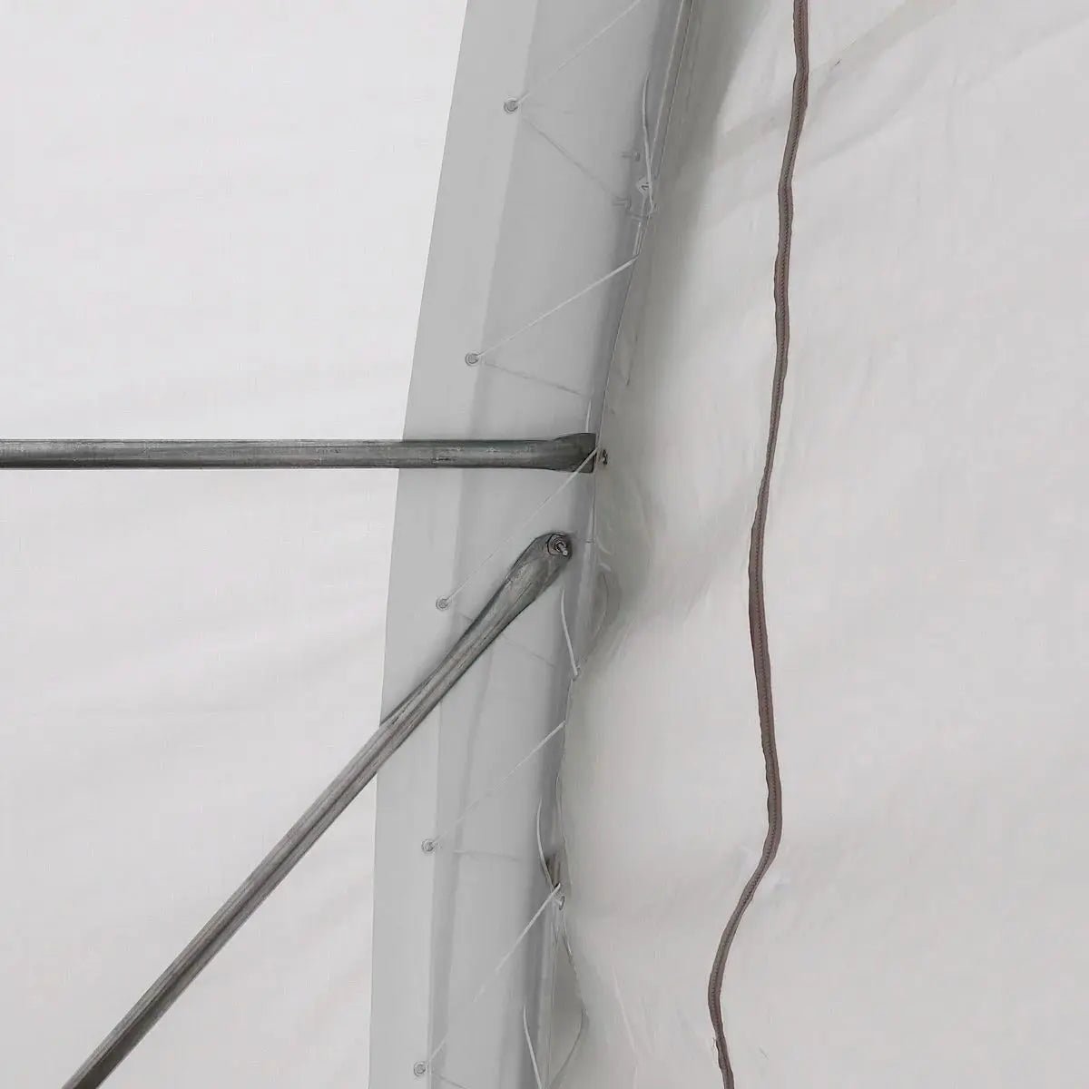 20' x 30' Arch Wall Peak Ceiling Storage Shelter with Heavy Duty 11 oz PE Cover & Drive Through Doors, TMG-ST2031P (Previously ST2030P) - Image 7