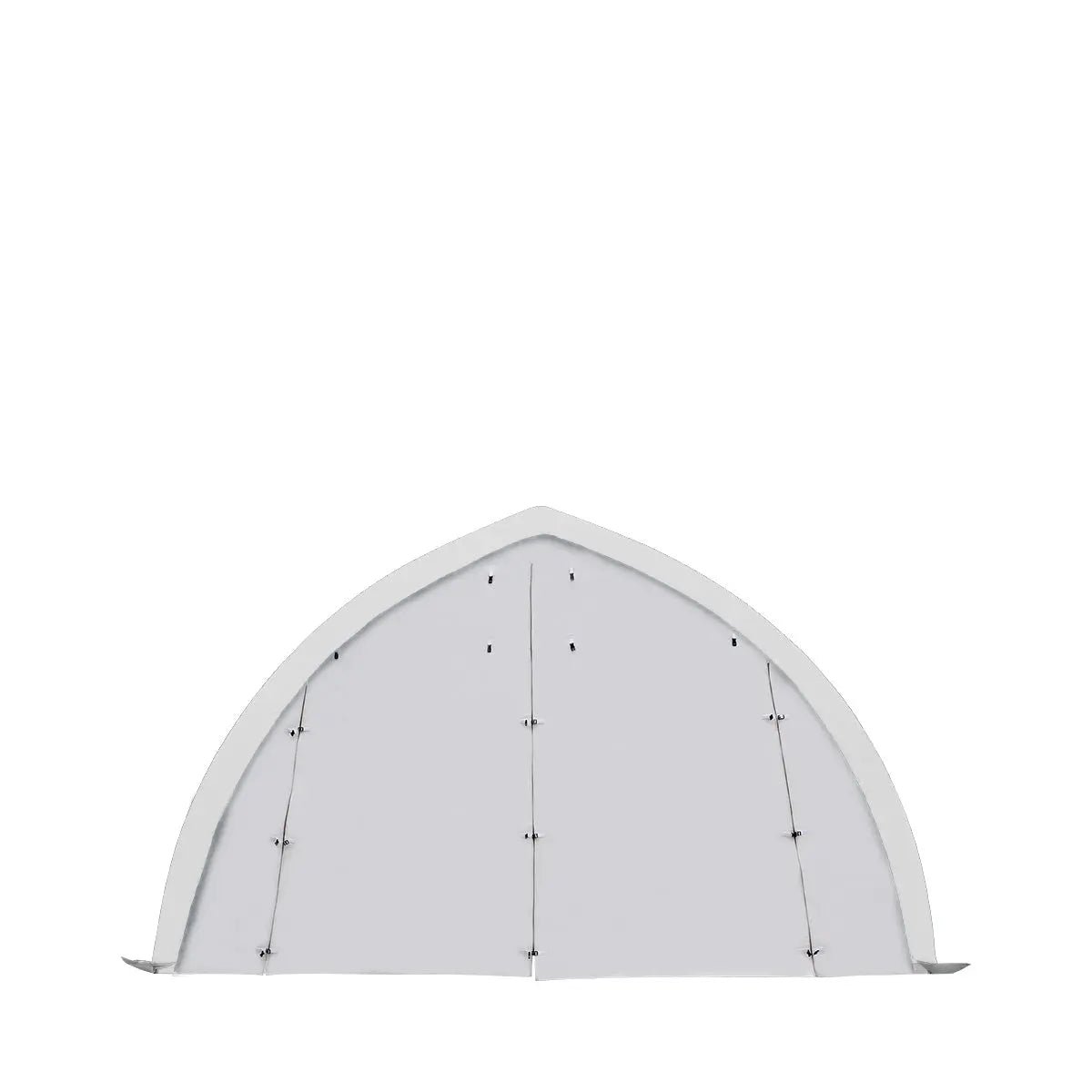 20' x 30' Arch Wall Peak Ceiling Storage Shelter with Heavy Duty 11 oz PE Cover & Drive Through Doors, TMG-ST2031P (Previously ST2030P) - Image 6