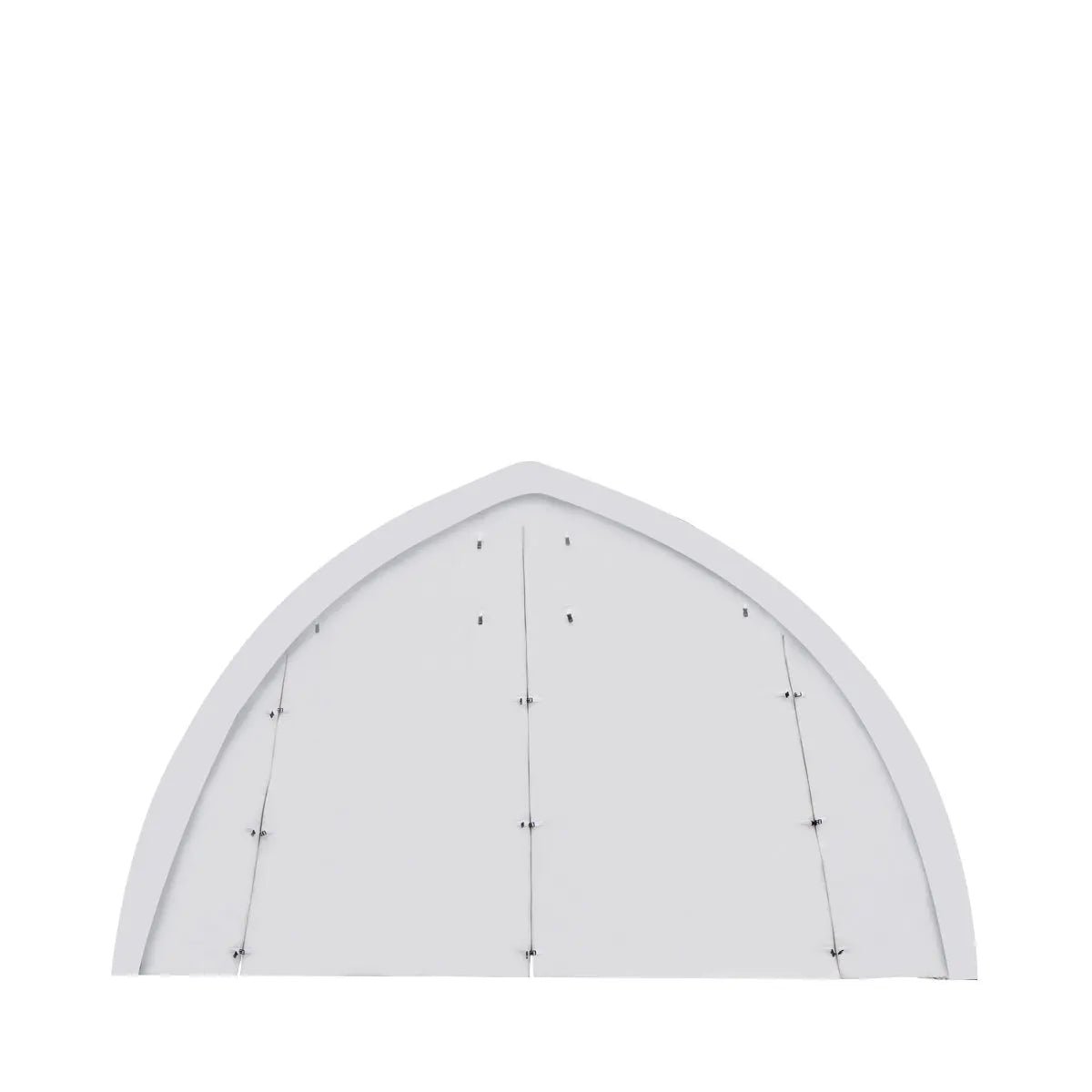 20' x 30' Arch Wall Peak Ceiling Storage Shelter with Heavy Duty 17 oz PVC Cover & Drive Through Doors, TMG-ST2031PV(Previously ST2030PV) - Image 10
