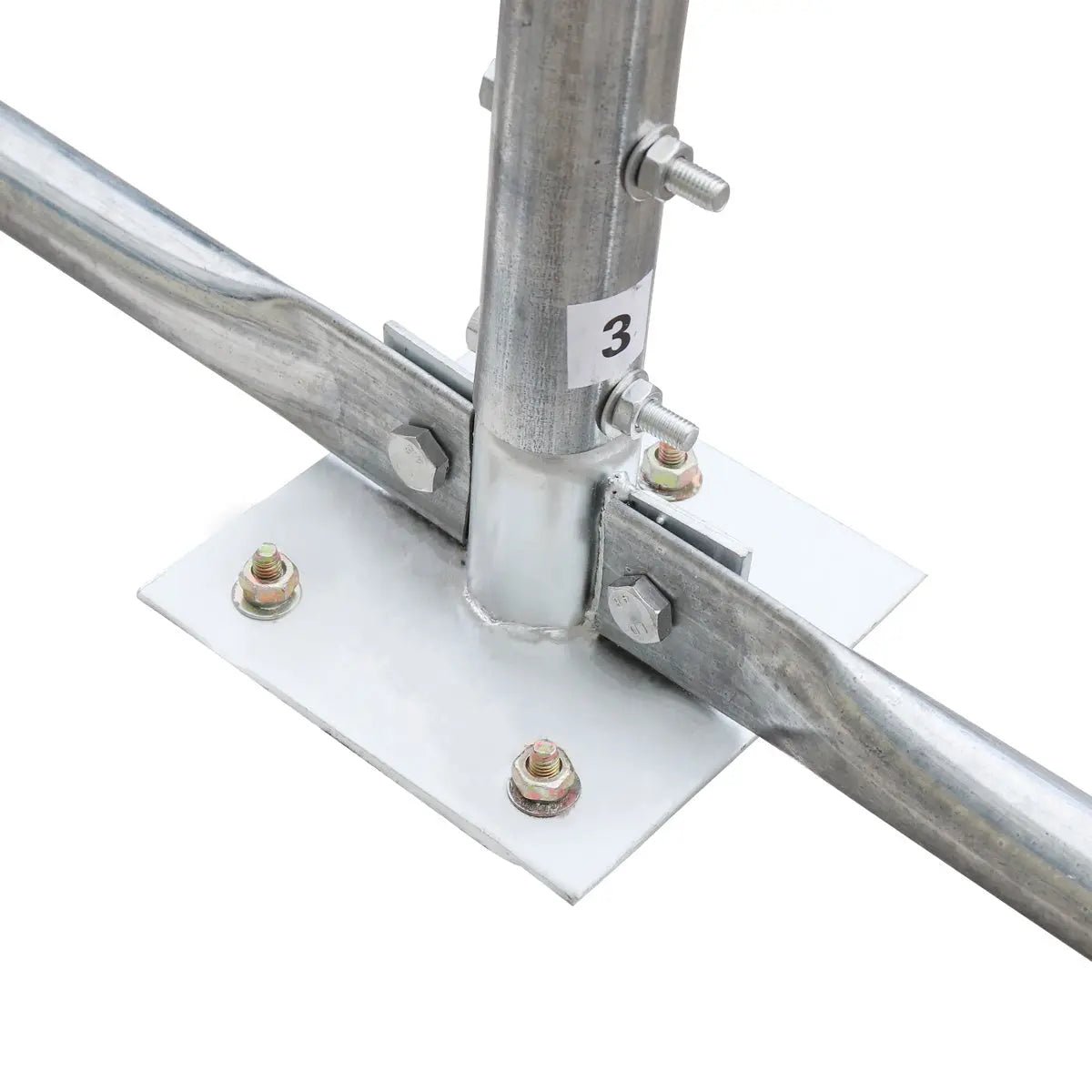 20' x 30' Arch Wall Peak Ceiling Storage Shelter with Heavy Duty 17 oz PVC Cover & Drive Through Doors, TMG-ST2031PV(Previously ST2030PV) - Image 4