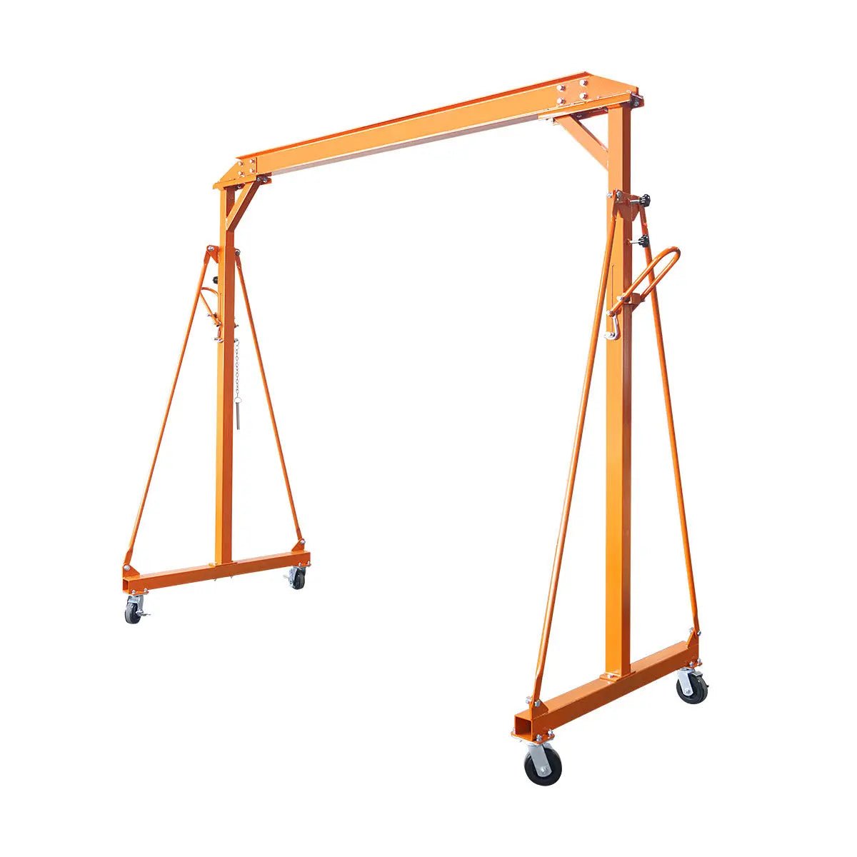 2200-lb Adjustable Height All-Steel Gantry Crane, Auto-Lock, 95" Min. Height, 142" Max. Height, Locking Swivel Casters, TMG-AGC11(Previously TMG-AGC10) - Image 5