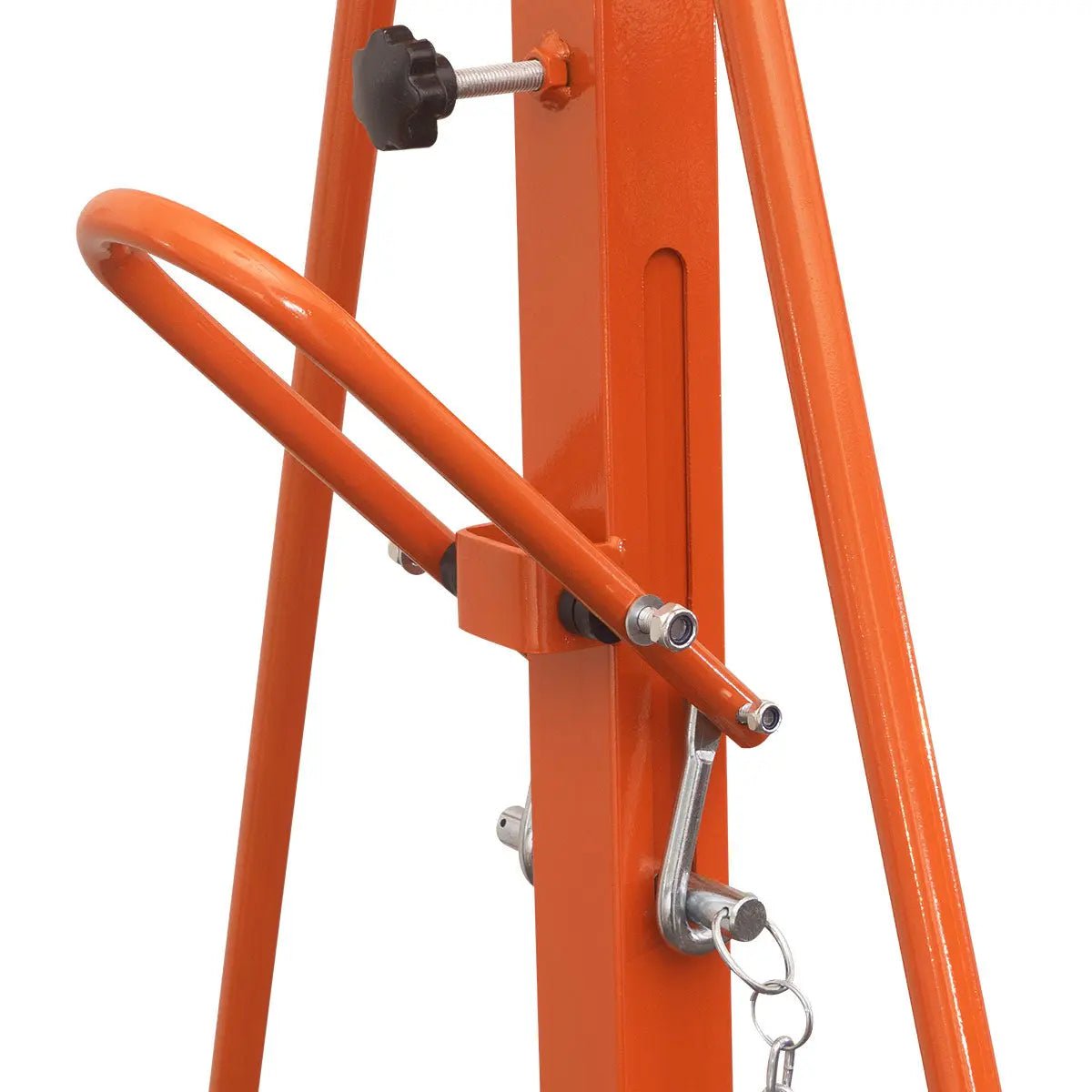 2200-lb Adjustable Height All-Steel Gantry Crane, Auto-Lock, 95" Min. Height, 142" Max. Height, Locking Swivel Casters, TMG-AGC11(Previously TMG-AGC10) - Image 7