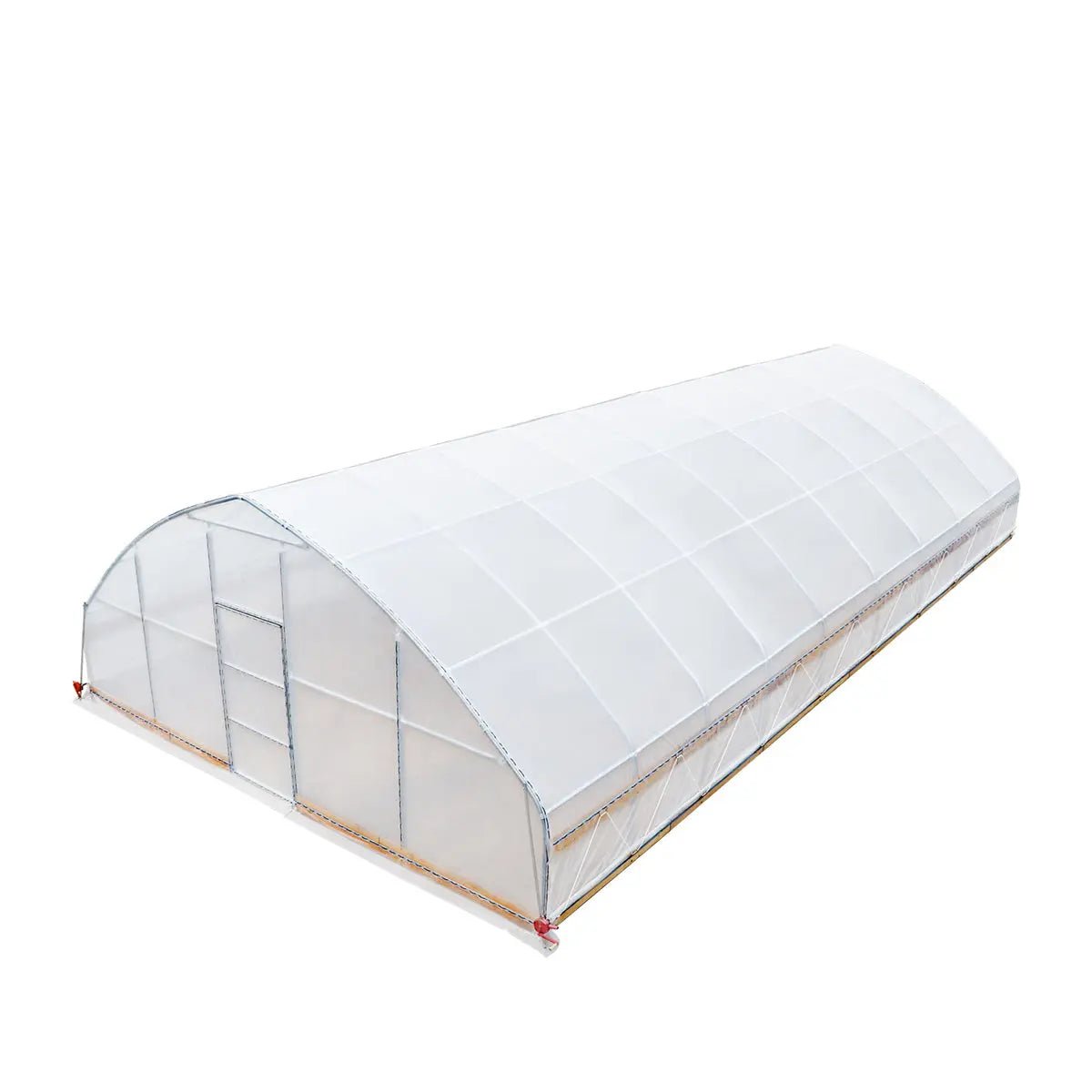25' x 40' Tunnel Greenhouse Grow Tent w/6 Mil Clear EVA Plastic Film, Cold Frame, Hand Crank Roll-Up Sides, Peak Ceiling Roof, TMG-GH2540 - Image 9