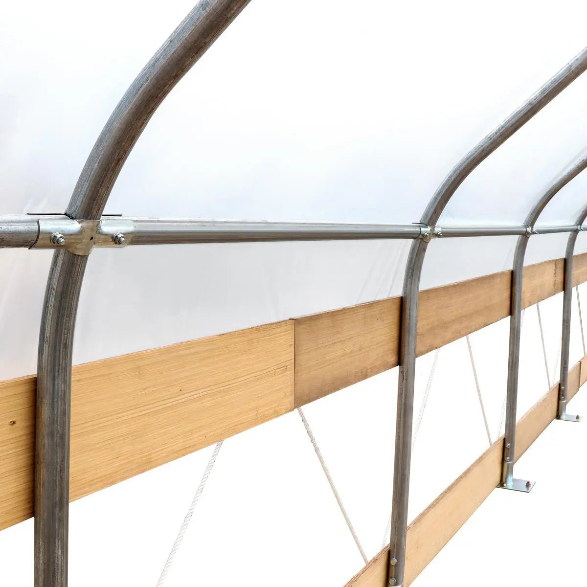 25' x 40' Tunnel Greenhouse Grow Tent w/6 Mil Clear EVA Plastic Film, Cold Frame, Hand Crank Roll-Up Sides, Peak Ceiling Roof, TMG-GH2540 - Image 18