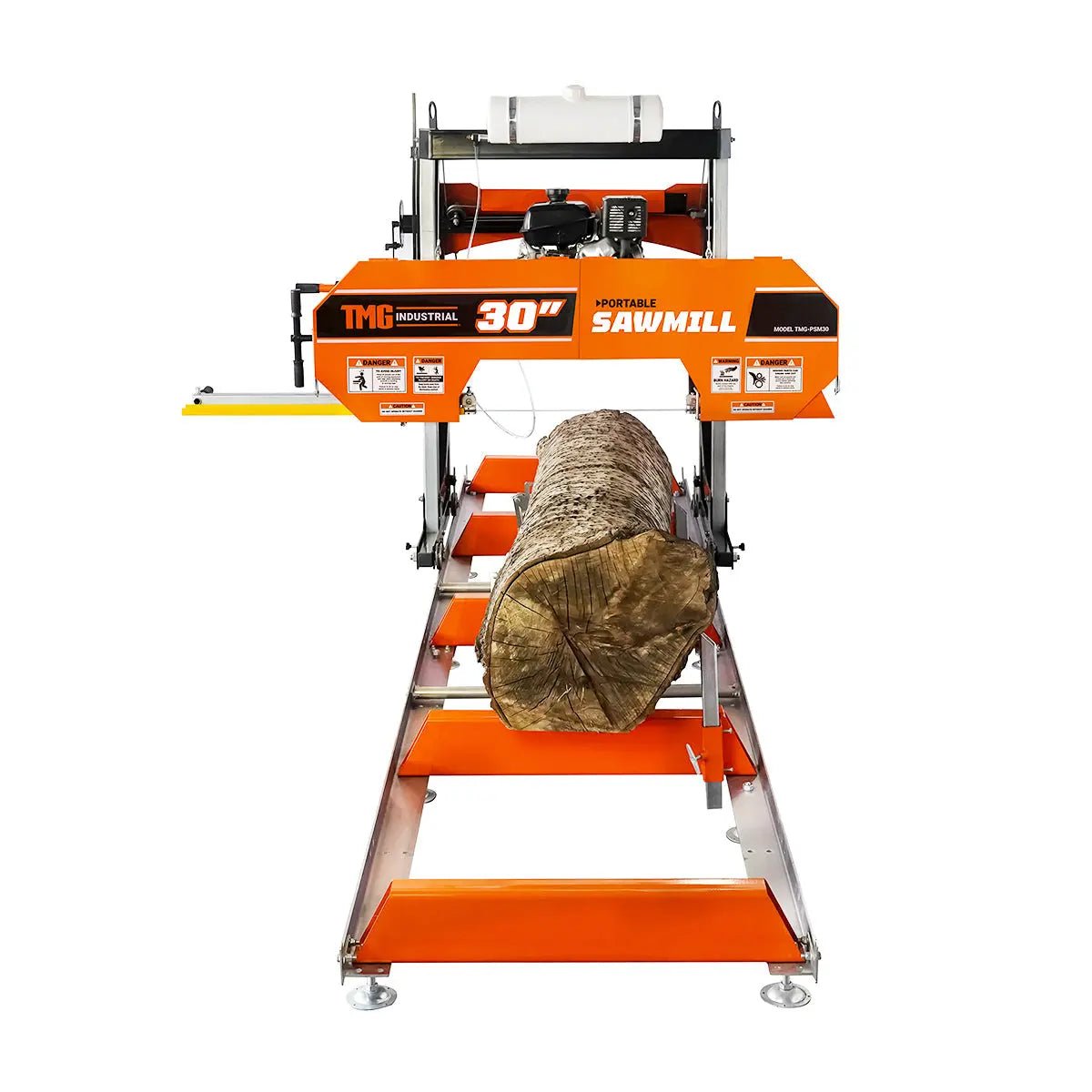 30" Portable Sawmill, 14 HP Kohler Engine, 28" Board Width, 12' Log Length, 14.5' Track Bed, TMG-PSM30 - Image 6
