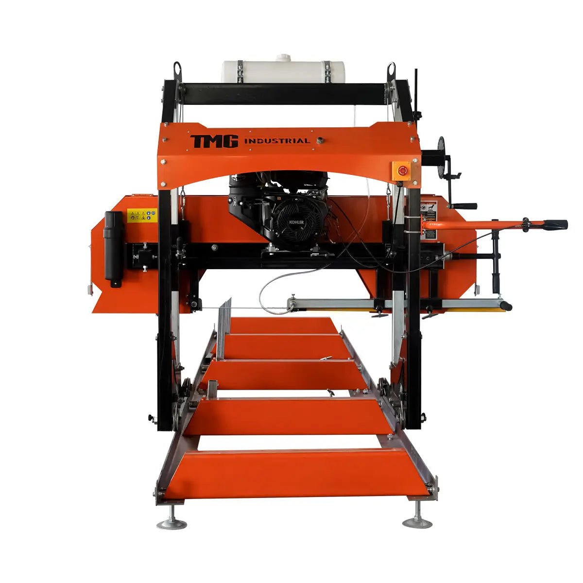 30" Portable Sawmill, 14 HP Kohler Engine, 28" Board Width, 12' Log Length, 14.5' Track Bed, TMG-PSM30 - Image 9