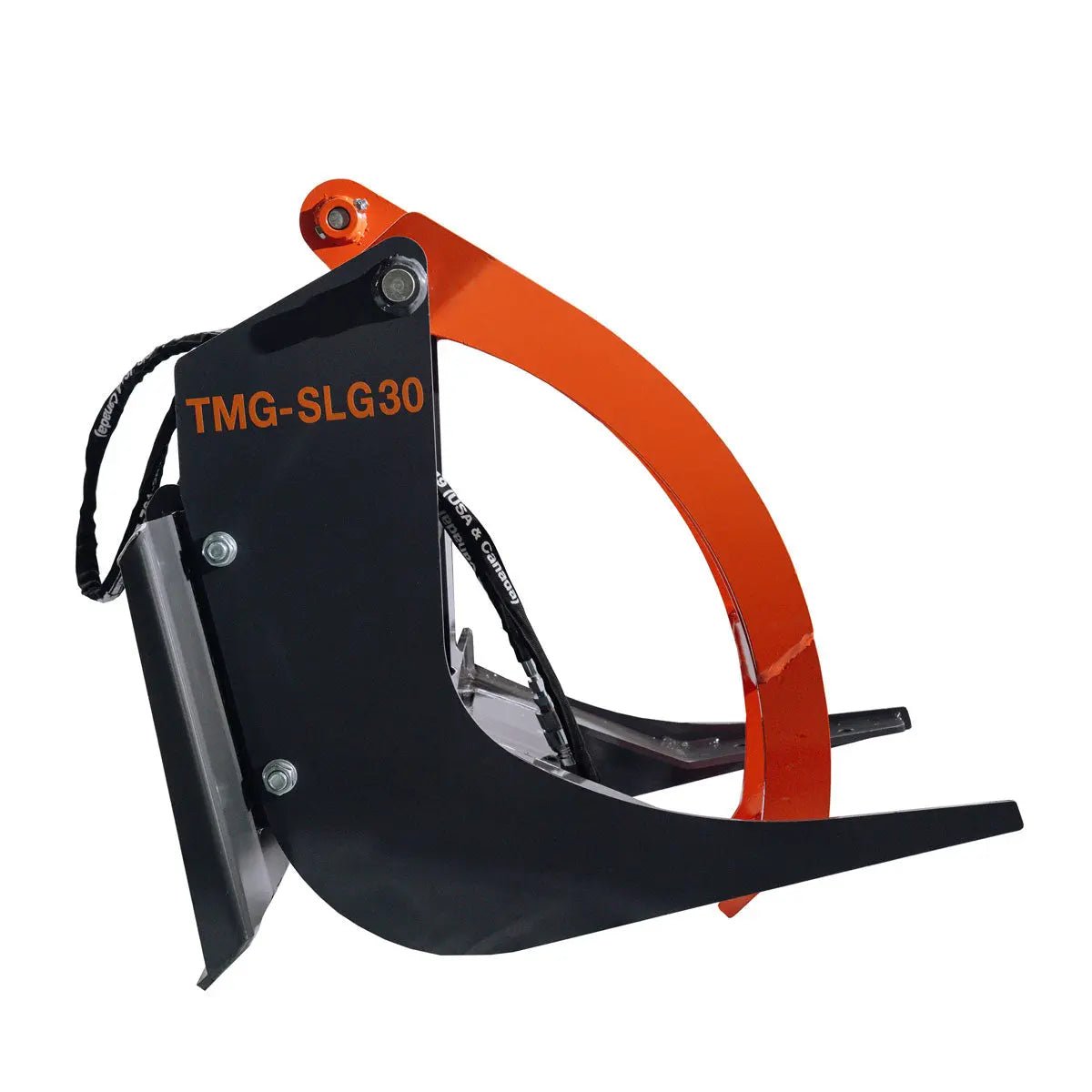 30" Skid Steer Log Grapple Attachment, 42" Claw Opening, 3000-lb Grapple Capacity, Universal Mount, TMG-SLG30 - Image 10