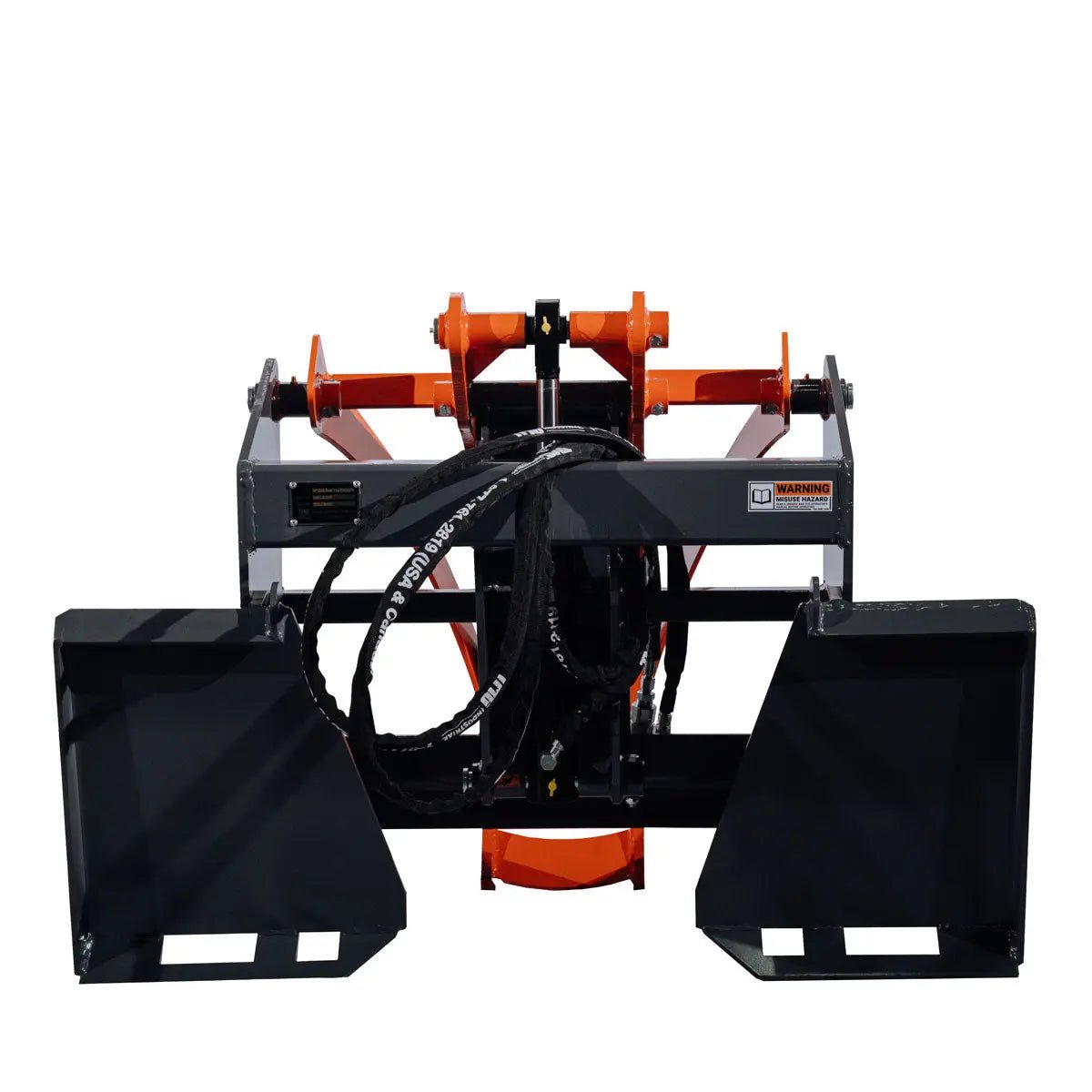 30" Skid Steer Log Grapple Attachment, 42" Claw Opening, 3000-lb Grapple Capacity, Universal Mount, TMG-SLG30 - Image 7