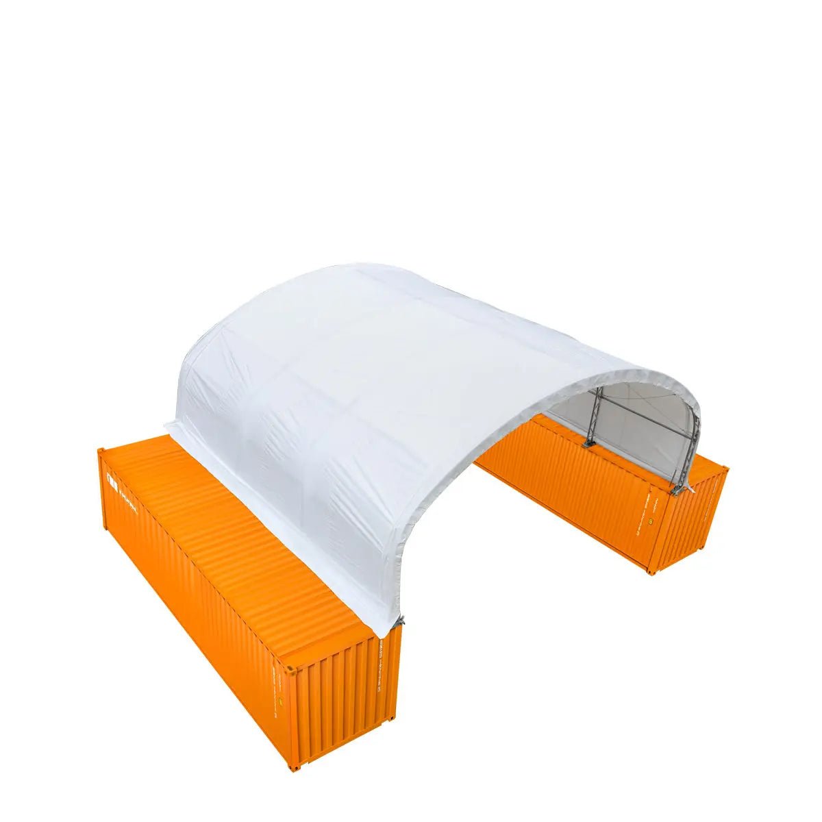 30' x 20' Dual Truss Container Shelter with Heavy Duty 17 oz PVC Cover, TMG-DT3020C - Image 5