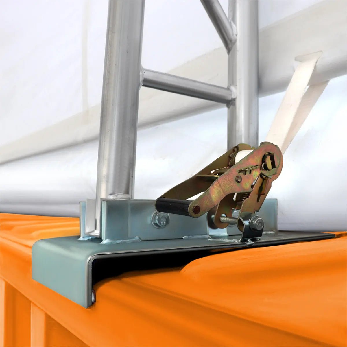 30' x 20' Dual Truss Container Shelter with Heavy Duty 17 oz PVC Cover, TMG-DT3020C - Image 9