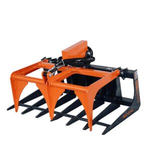 42" Mini Skid Steer Skeleton Grapple Attachment, Toro Style Mount, 24" Arm Opening, 2000 lb Weight Capacity, TMG-SG42
